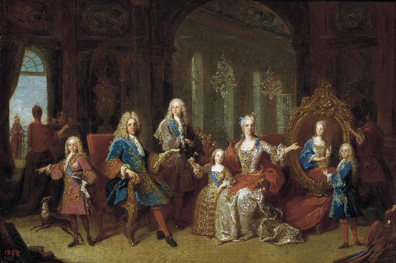 Jean Ranc The Family of Philip V Norge oil painting art